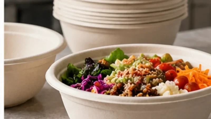Bagasse packaging formats for foodservice buyers