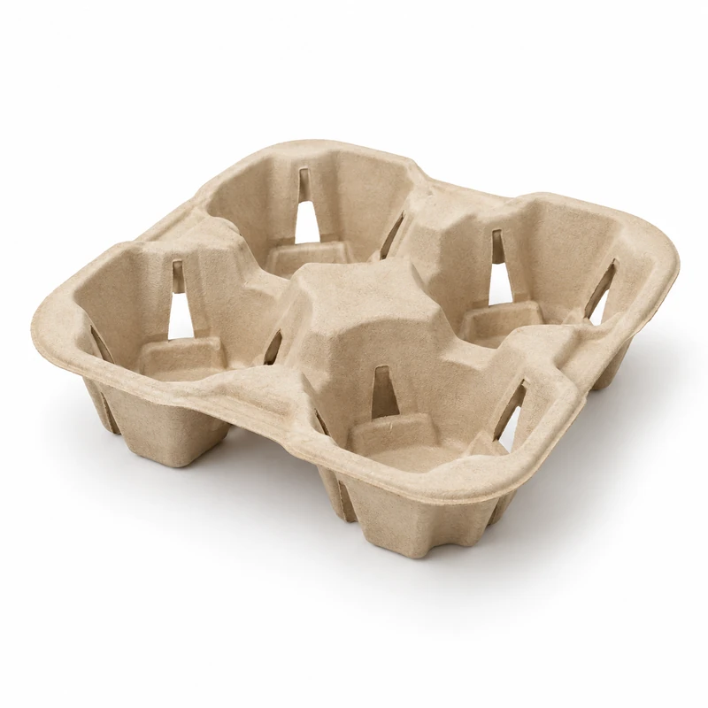 Molded Pulp Cup Carriers