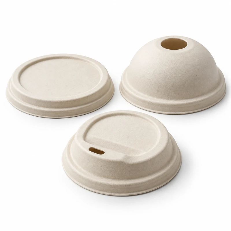 Molded Fiber Hot Cup Lids