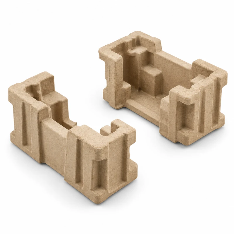 Molded pulp protective inserts